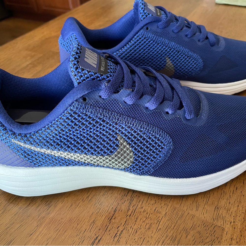 Nike Revolution 3 Men's Blue Running Shoes - Picture 3 of 7